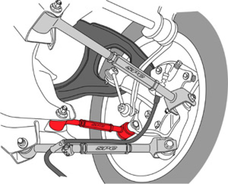 SPC Performance 08-10 Honda Accord/09-10 Acura TSX/TL Rear Adjustable Toe Arm