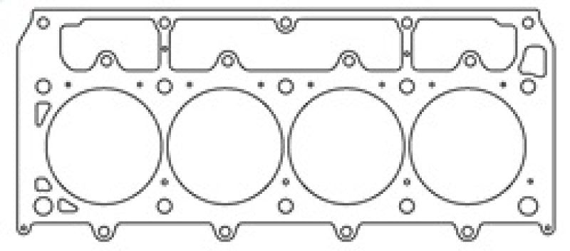 Cometic GM LSX Gen-4 Small Block V8 .027in MLS Cylinder Head Gasket - 4.125in Bore - RHS