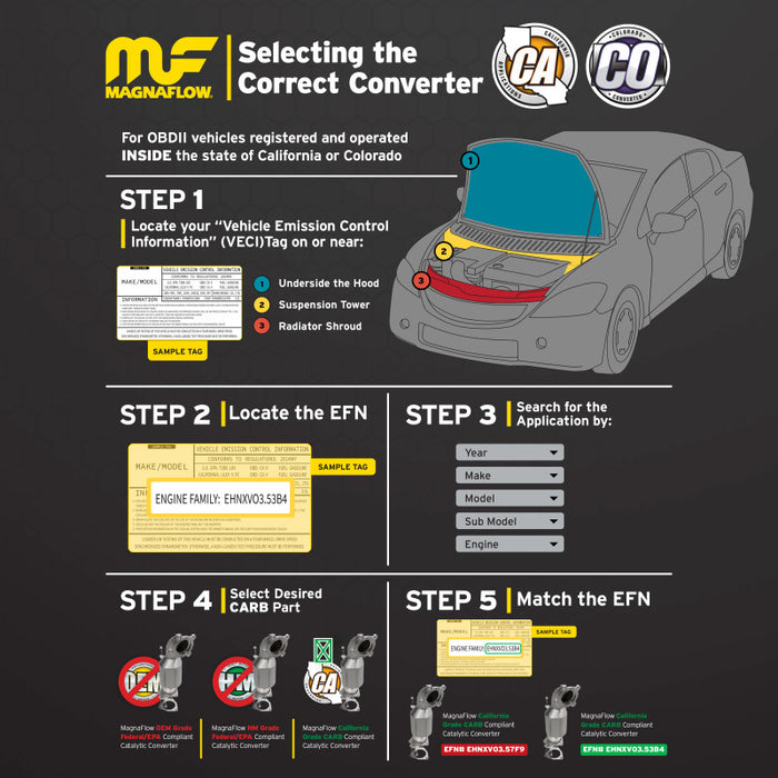 MagnaFlow Conv DF 97-98 Ford F-150 4.6L