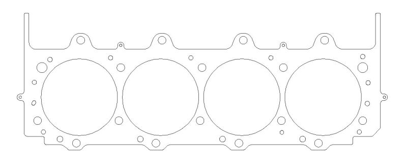 Cometic GM Pro Stock V8 .040in MLX Cylinder Head Gasket - 4.860in Bore - 5.200in Bore Center