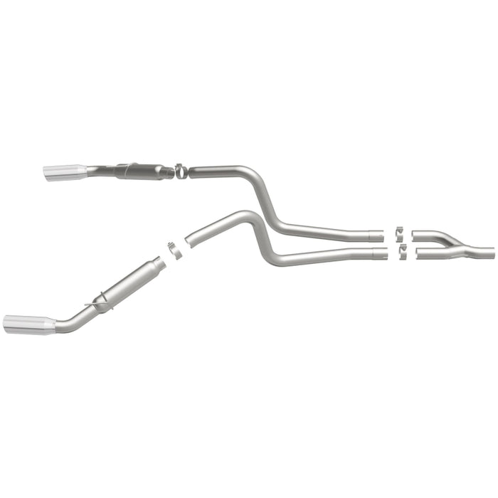 MagnaFlow Sys CB 05-09 Mustang V6 Duals