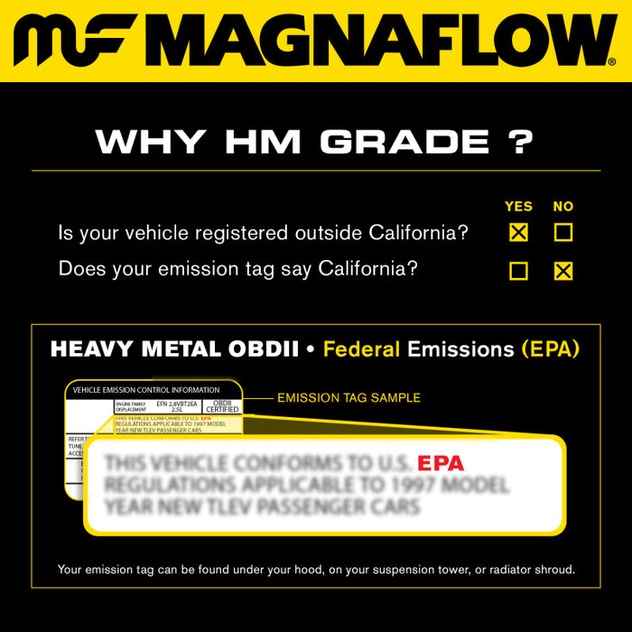 MagnaFlow Conv DF 96-97 Camaro 5.7L P/S