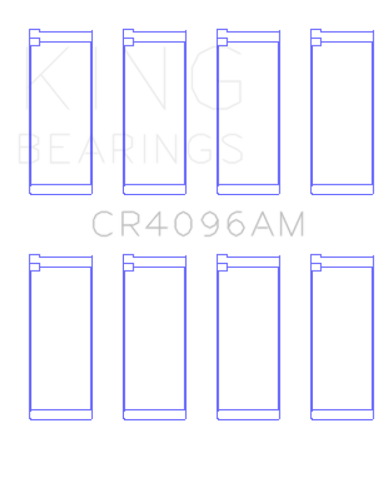 King Engine Bearings Mazda Fe/G6/F8 (Size +0.25mm) Connecting Rod Bearing Set