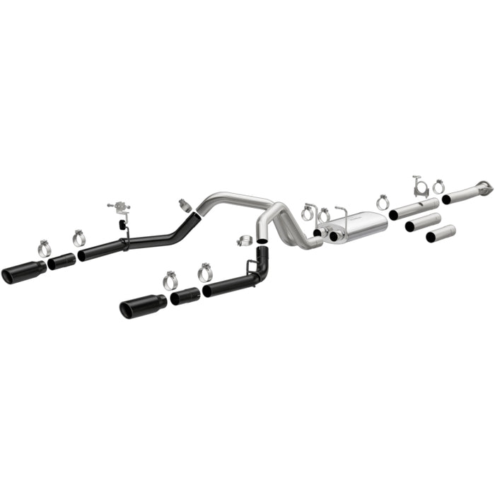 MagnaFlow 11-19 Chevrolet Silverado 2500/3500 HD V8-6.0L Dual Split Cat-Back Exhaust w/Black Tips