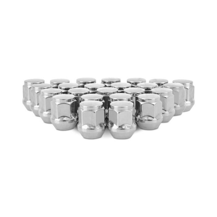 Mishimoto Steel Acorn Lug Nuts M12 x 1.5 - 24pc Set - Chrome