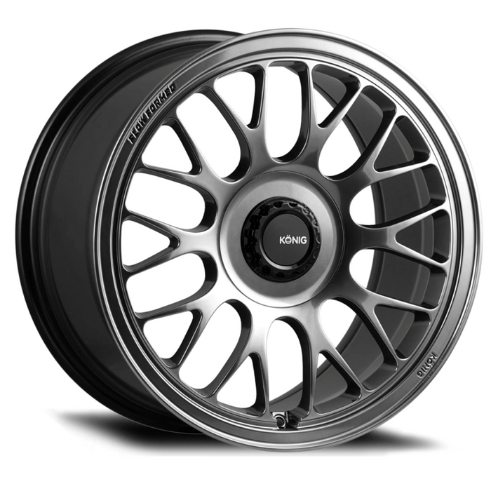 Konig MRK1 17X8 4X100 ET40 Hyper Carbon - Gloss Black Gear Cap/Logo/Cover Plate