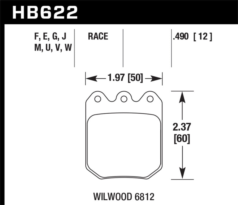 Hawk 13-15 BMW xDrive28i 2.0L / DTC-60 Race Rear Brake Pads