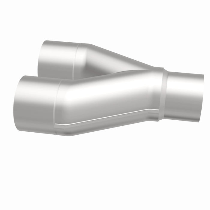 MagnaFlow Universal Trans Y-Pipe All SS 4inch (Dual) 3.5inch (Single) x 13inch (Overall)