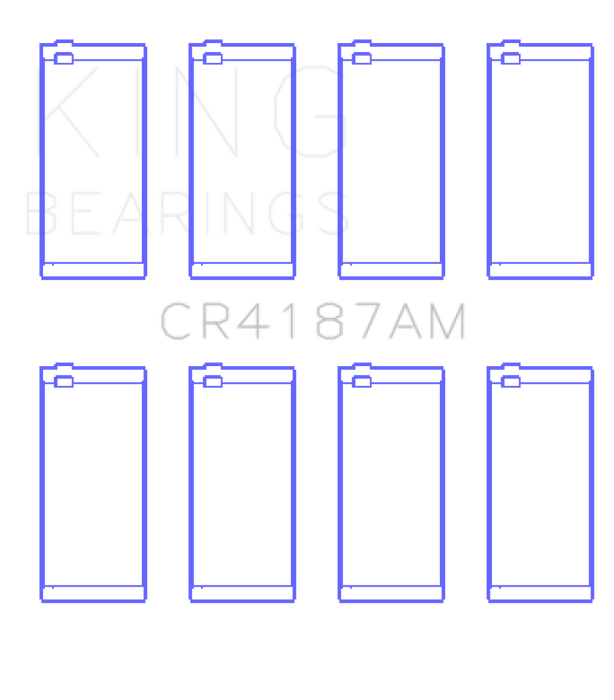 King Toyota 2LT/3L AM-Series 4 Pairs Connecting Rod Bearing Set