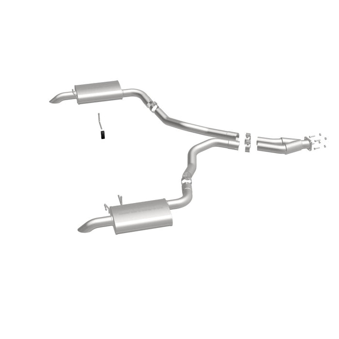 MagnaFlow 75-79 Chevy Corvette V8 5.7L Dual Split Rear Exit Stainless Cat-Back Perf Exhaust