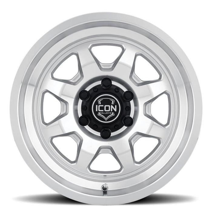 ICON Nuevo 17x8.5 / 6x135 / 6mm Offset 5in BS - Silver Machined