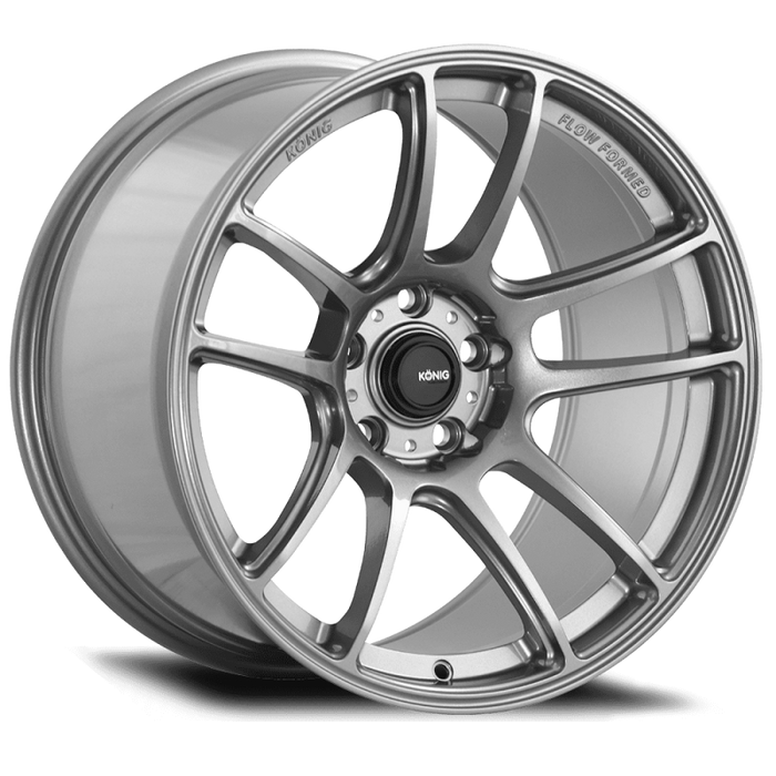 Konig Heliogram 19X9.5 5X114.3 ET25 Titanium Metallic Knurled Bead Flow Formed