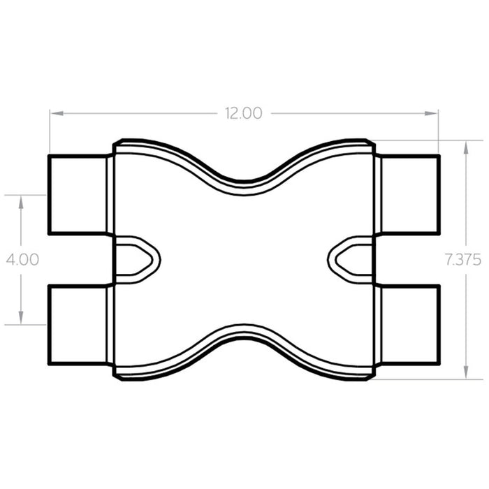 MagnaFlow Smooth Trans X 2.25/2.25 X 12 SS