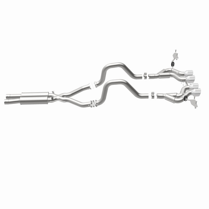 Magnaflow 00-04 Chev Corvette V8 5.7L Comp Series Quad Ctr Rr Exit SS Cat-Back Perf Exhaust