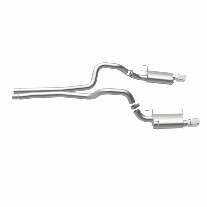 MagnaFlow 13 Ford Mustang Dual Split Rear Exit Stainless Cat Back Performance Exhaust (Street)