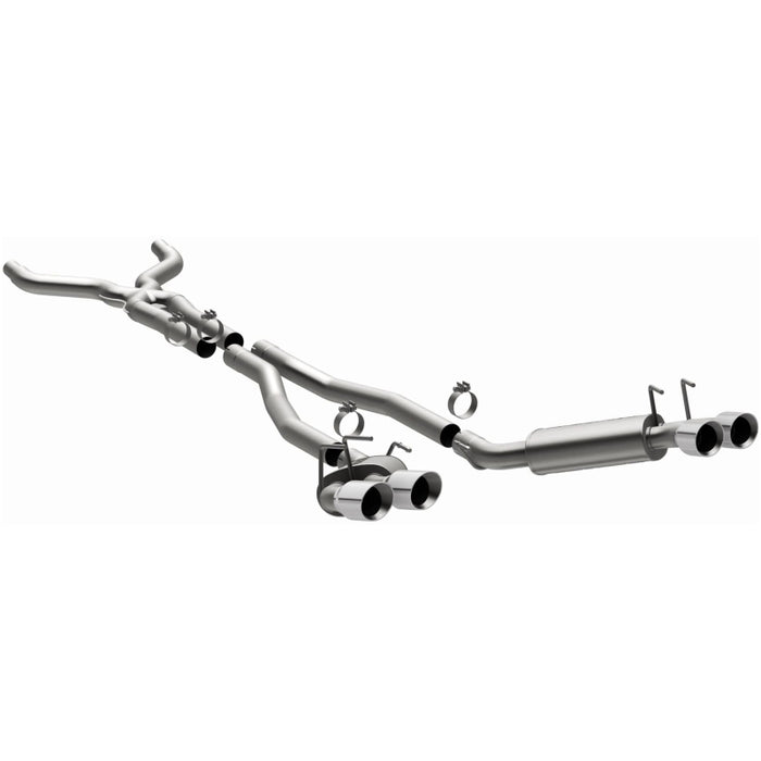 MagnaFlow 13 Chevy Camaro V8 6.2L S/C Quad Split Rear Exit Cat Back Perf Exhaust