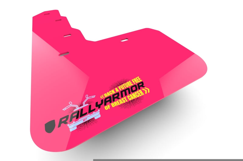 Rally Armor 20-22 Ford Puma ST Pink Mud Flap BCE Logo