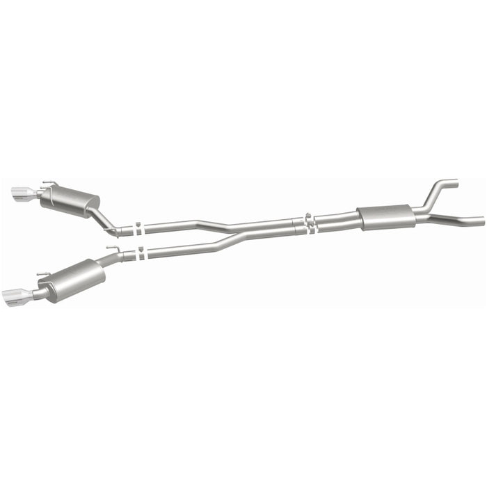 MagnaFlow Cat-Back Stainless Dual Split Rear Exit 4in Polished Tips 11-15 Chevy Camaro 3.6L V6