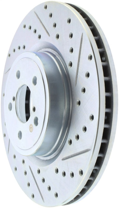 StopTech 05-14 Subaru Legacy Select Sport Drilled & Slotted Rotor - Left