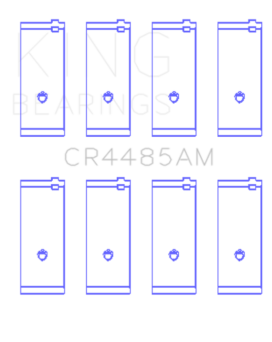 King Engine Bearings Mazda Ma/Vb/(Size +0.50mm) Connecting Rod Bearing Set