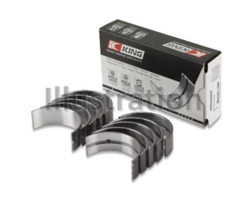 King Engine Bearings Mazda Fe 2.0L (Size +0.25mm) Main Bearing Set