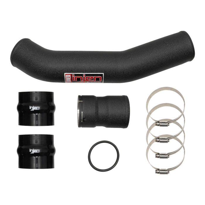 Injen 17-22 Ford F250/F/350/F-450/F-550 V8-6.7L Turbo Diesel Wrnkl Blk Intercooler Hot Side Piping