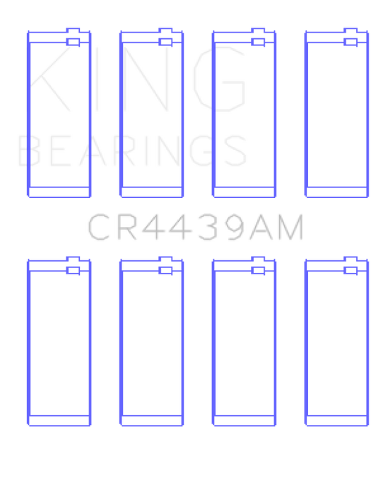 King Engine Bearings BMW M10 (Size +0.25mm) Connecting Rod Bearing Set