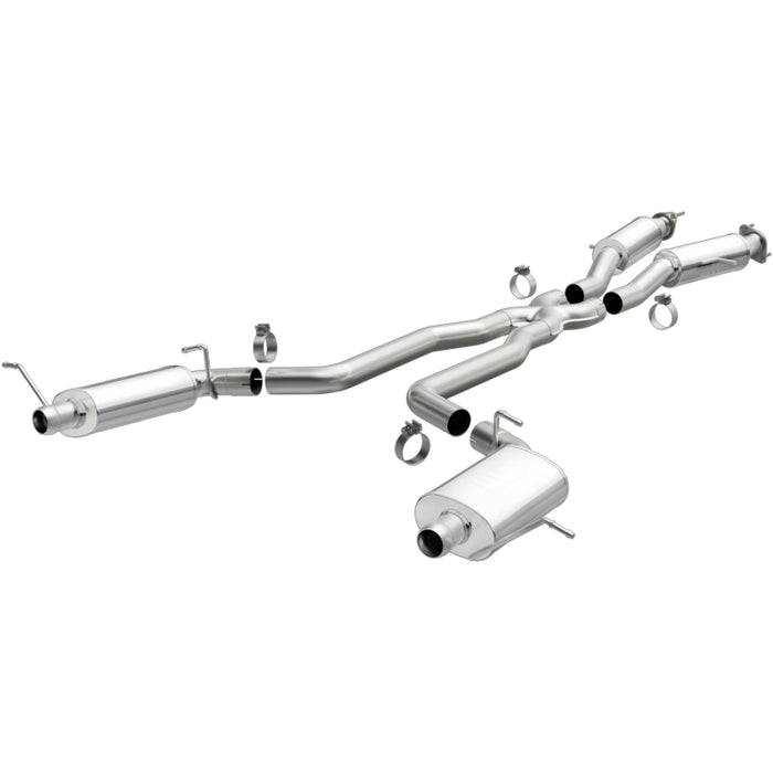 MagnaFlow 12 Jeep Grand Cherokee V8 6.4L Dual Split Rear Exit Stainless Cat Back Performance Exhaust