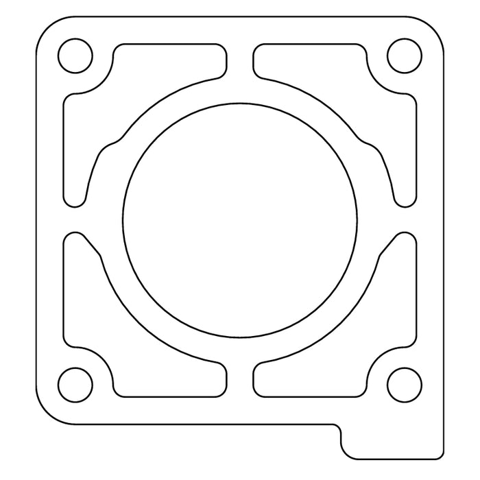 Cometic Ford 302 5.0L  .031in Fiber Throttle Body Gasket - 1986-1993