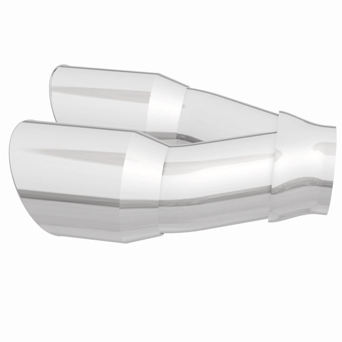 MagnaFlow Double Wall 3in Dual Round Polished Tip 2.25in Inlet