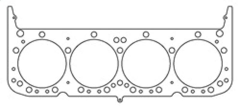 Cometic Chevy Gen-1 Small Block V8 .080in MLS Cylinder Head Gasket - 4.100in Bore - Round Bore