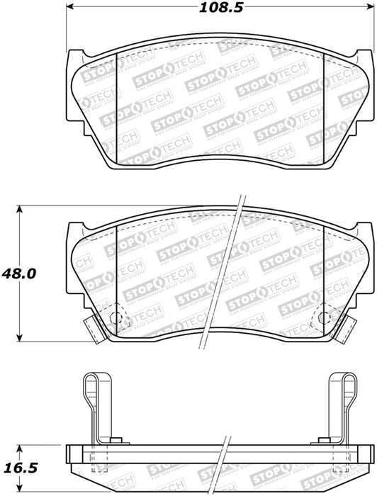 StopTech Street Brake Pads - Front