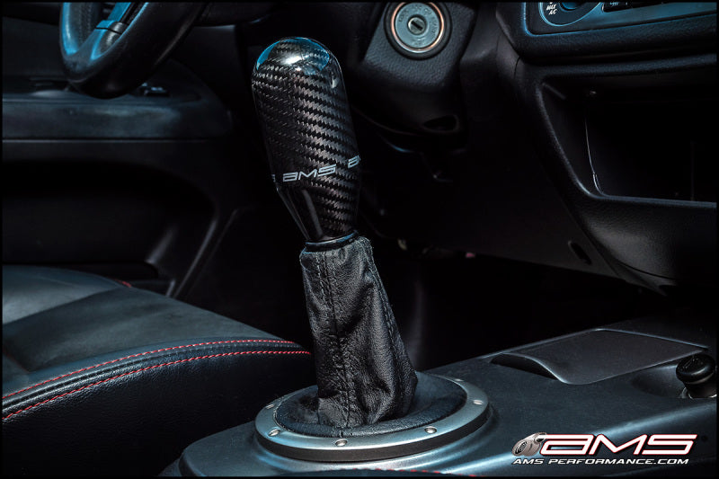 AMS Performance 01-07 Mitsubishi EVO VII/VIII/IX/X 5 Speed Carbon Fiber Shift Knob w/Logo