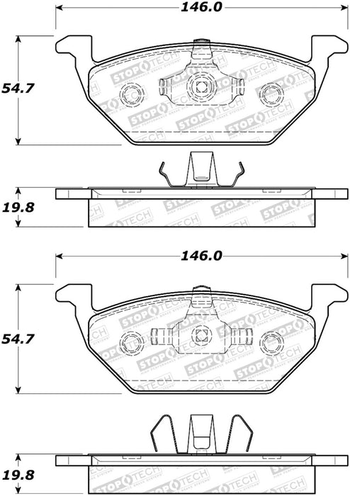 StopTech Street Select Brake Pads