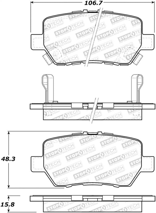 StopTech Street Brake Pads