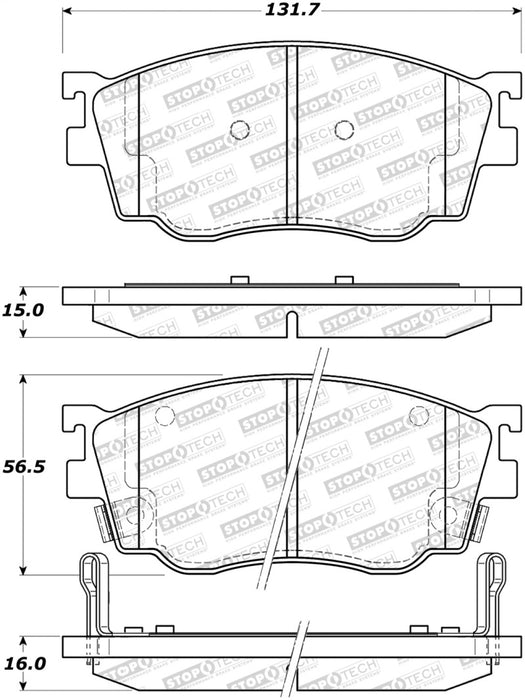 StopTech Street Brake Pads