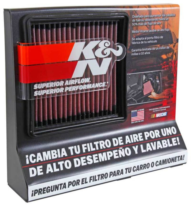 K&N 11-1/2W x 10H x 3-1/8D Small Air Filter