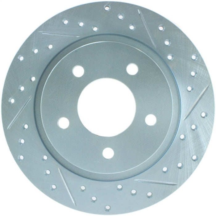 StopTech Select Sport 09-13 Mazda 3 Slotted & Drilled Left Rear Brake Rotor