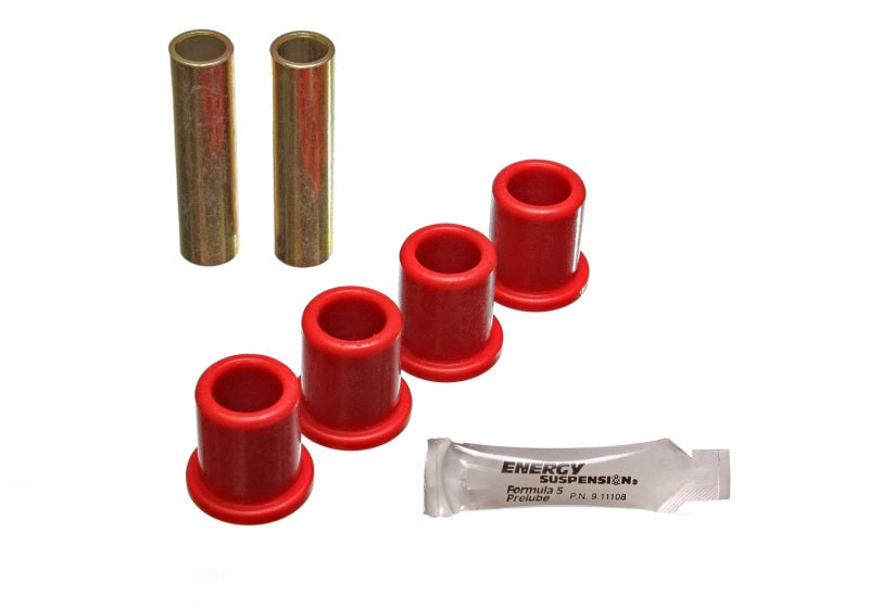 Energy Suspension 89-97 Ford Ranger Red Rear 2WD Frame Shackle Bushings Set