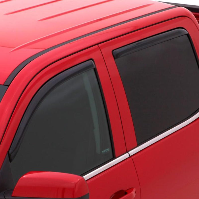 AVS 02-07 Buick Rendezvous Ventvisor In-Channel Front & Rear Window Deflectors 4pc - Smoke