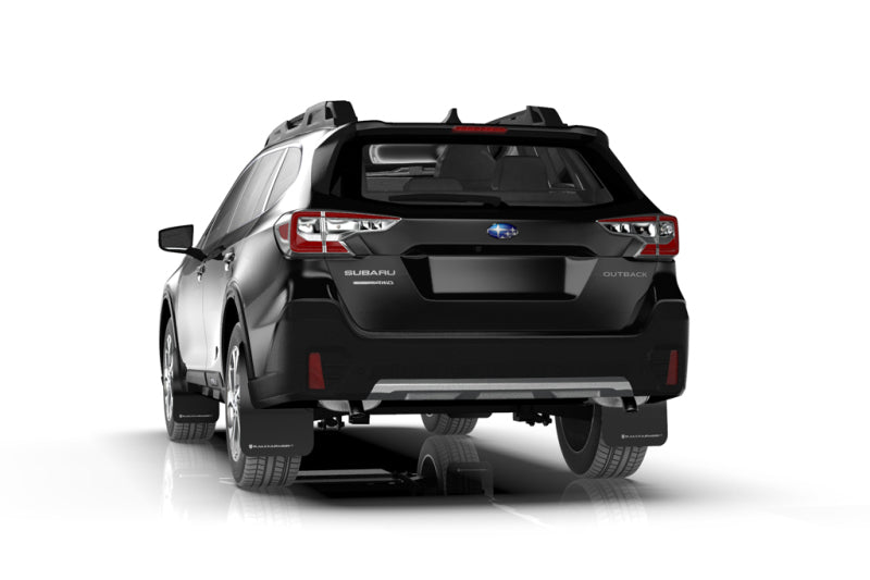 Rally Armor 20-24 Subaru Outback Black UR Mud Flap w/White Logo