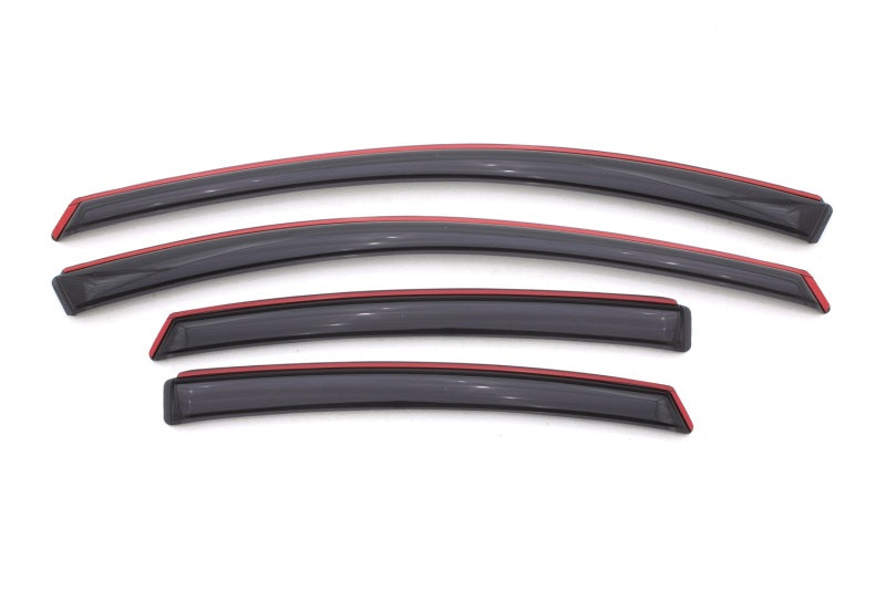 AVS 13-16 Dodge Dart Ventvisor In-Channel Front & Rear Window Deflectors 4pc - Smoke