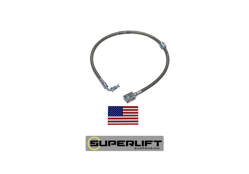 Superlift 78-79 Ford F-150/Bronco w/ 4-9in Lift Kit (Single) Bullet Proof Brake Hose