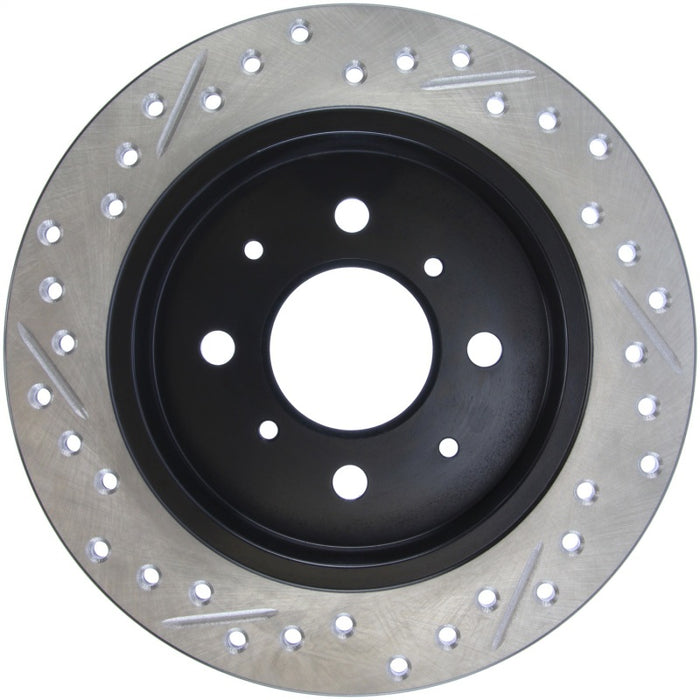 StopTech 90-96 Acura Integra / 97-01 Integra (Exc. Type R) Slotted & Drilled Left Rear Rotor