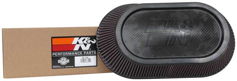 K&N Universal Carbon Fiber Filter 4in Flange / 10in x 7.875in B / 13.75in x 7.438in T / 4.813in H