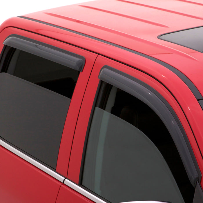 AVS 2019 GMC 1500 Extended Cab Ventvisor Outside Mount Window Deflectors 4pc - Smoke