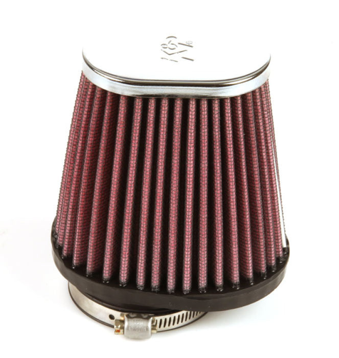 K&N Universal Clamp-On Air Filter 2-1/8in Flange 4in x 3in Base 3in x 2in Top 4in Length