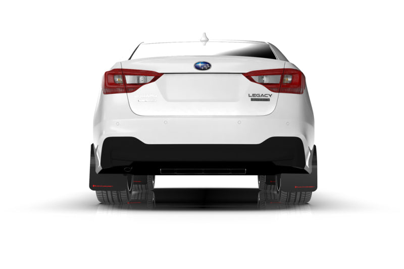 Rally Armor 20-24 Subaru Legacy Black UR Mud Flap w/Silver Logo