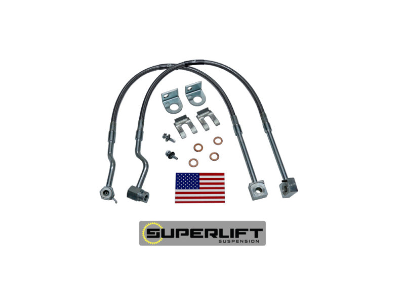 Superlift 87-90 Ford Ranger Explorer and Bronco II w/ 4-6in Lift Kit Bullet Proof Brake Hoses