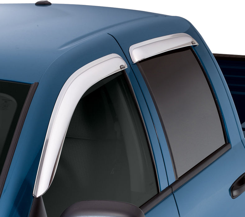 AVS 13-22 Buick Encore (not GX) Ventvisor Outside Mount Window Deflectors 4pc - Chrome